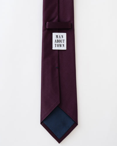 KYOTO SILK REP SOLID TIE