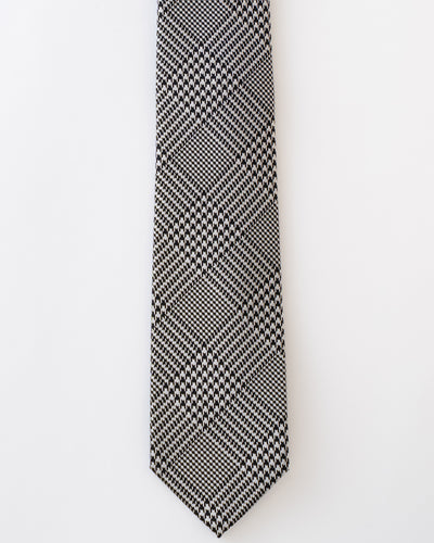 KYOTO SILK GLEN CHECK  TIE