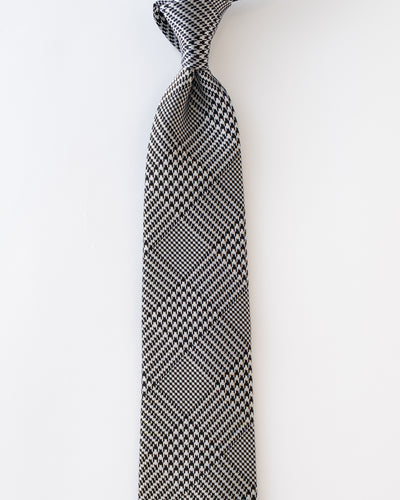KYOTO SILK GLEN CHECK  TIE