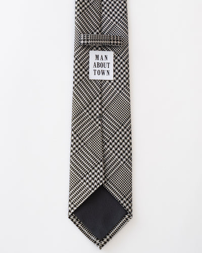 KYOTO SILK GLEN CHECK  TIE
