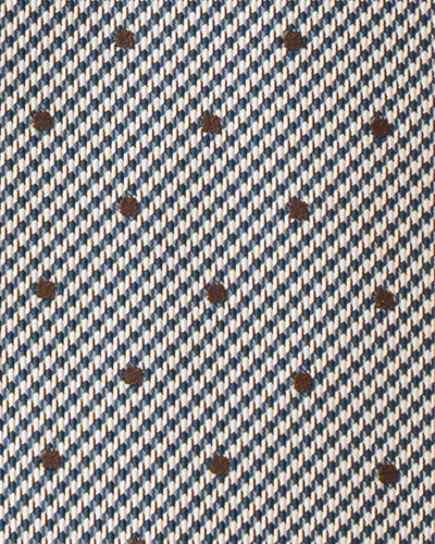 KYOTO SILK HOUNDSTOOTH DOT TIE