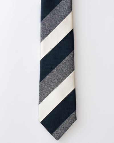 KYOTO SILK STRIPE TIE P
