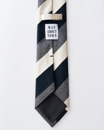 KYOTO SILK STRIPE TIE P