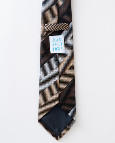 KYOTO WASHABLE STRIPE TIE M
