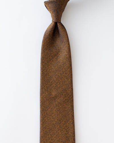 KYOTO SILK HERRINGBONE TIE
