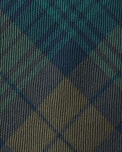 KYOTO SILK BLACK WATCH TIE