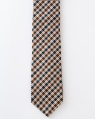 KYOTO SILK GUN CLUB CHECK TIE