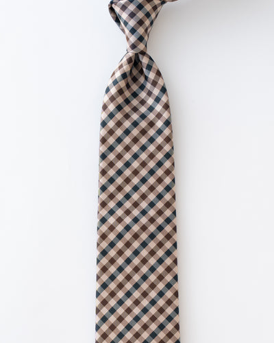 KYOTO SILK GUN CLUB CHECK TIE