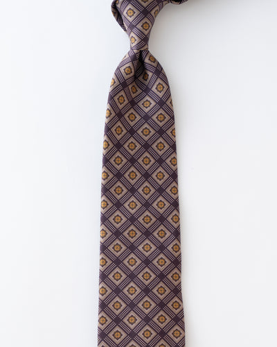 ITALY SILK PRINT KOMON TIE V