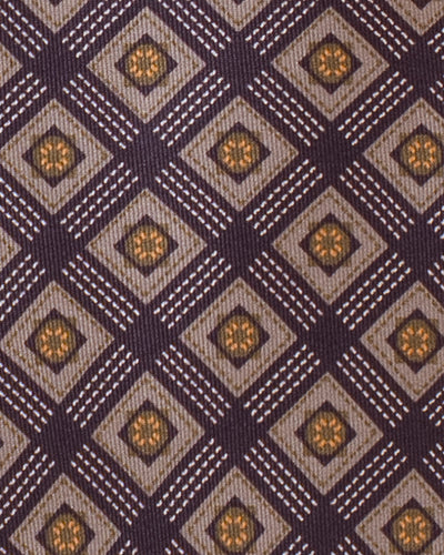 ITALY SILK PRINT KOMON TIE V