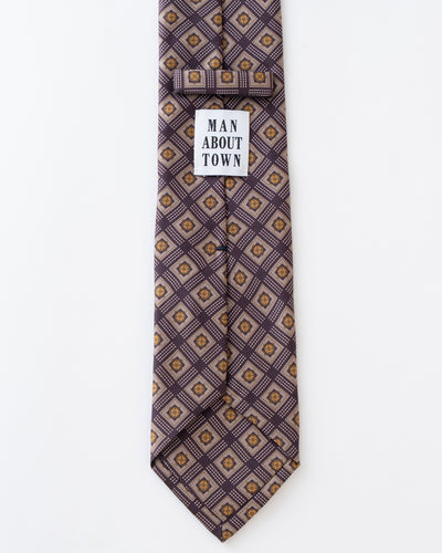 ITALY SILK PRINT KOMON TIE V