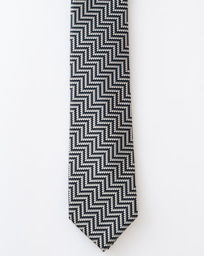 KYOTO SILK ZIGZAG TIE