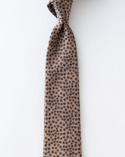 KYOTO SILK FLOWER MOTIF TIE