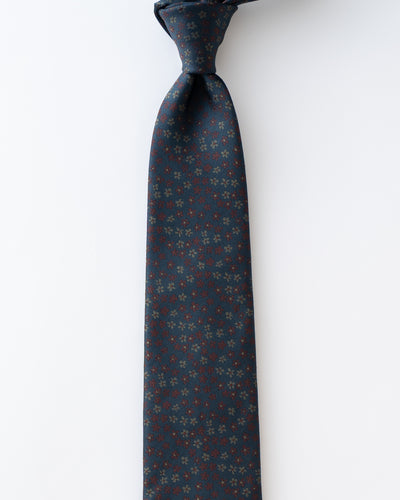 KYOTO SILK FLOWER MOTIF TIE
