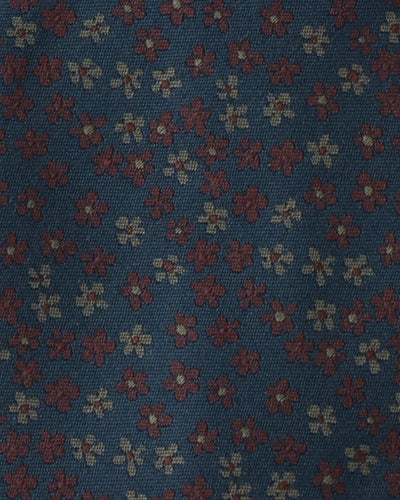 KYOTO SILK FLOWER MOTIF TIE