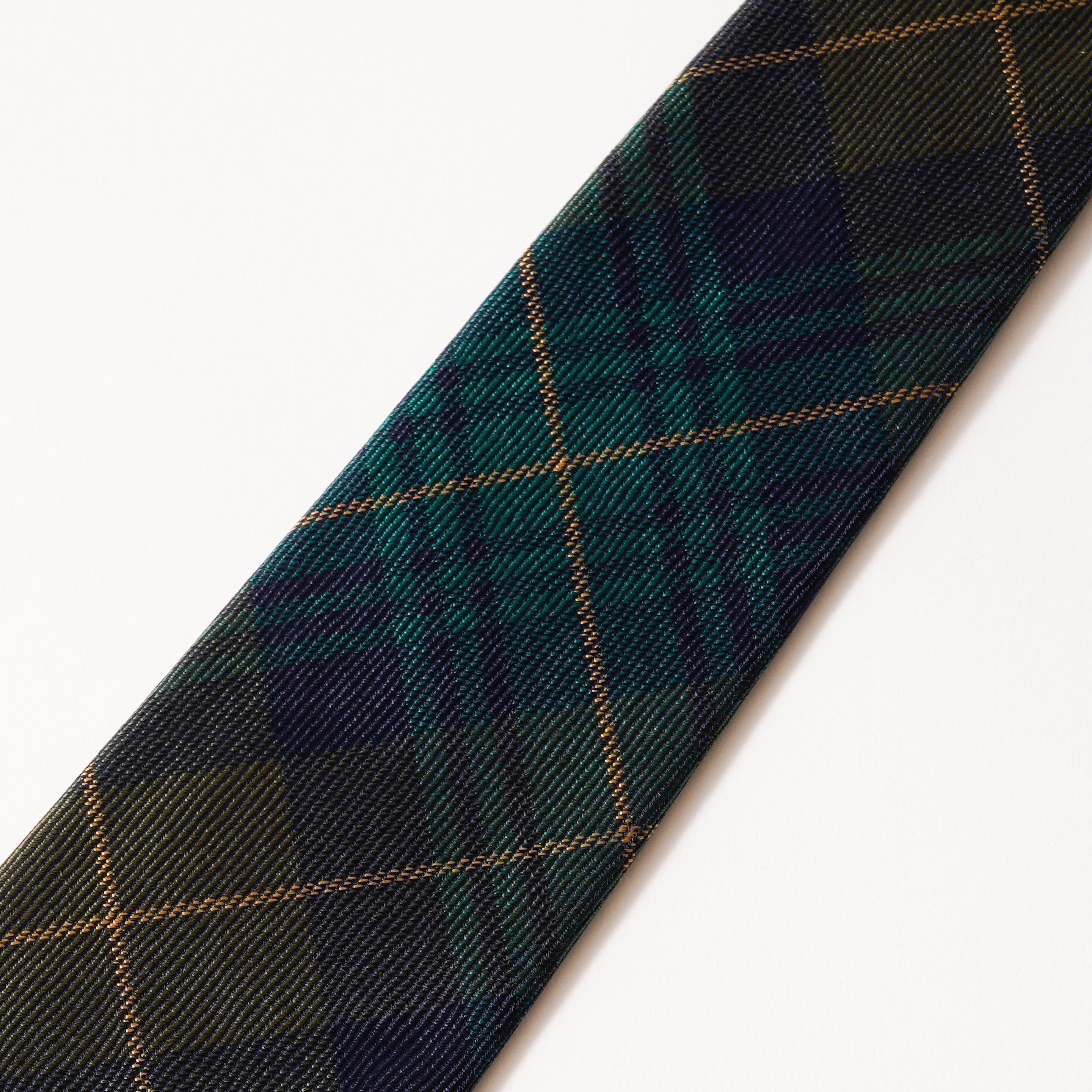 KYOTO SILK TARTAN CHECK TIE