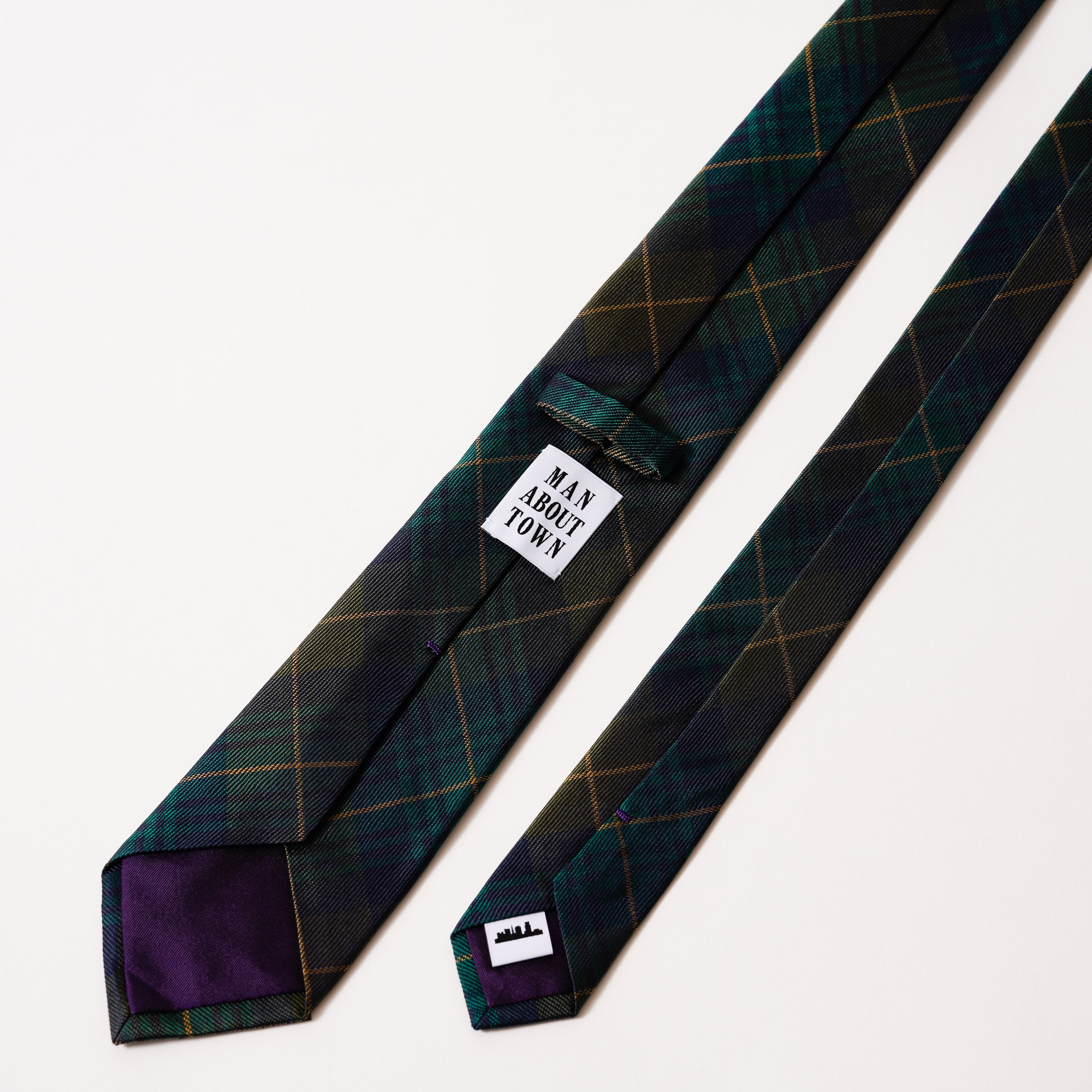 KYOTO SILK TARTAN CHECK TIE