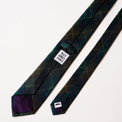 KYOTO SILK TARTAN CHECK TIE