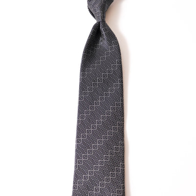 KYOTO SILK MODERN GEOMETRIC TIE