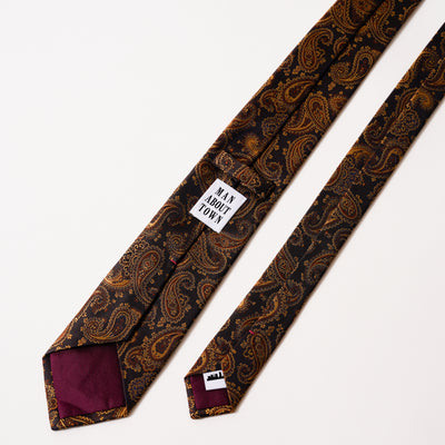 KYOTO SILK PAISLEY TIE F