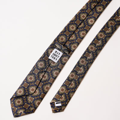 ITALY SILK PRINT PATTERN TIE D