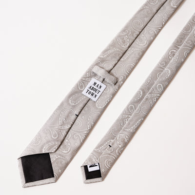 KYOTO SILK SHADOW PAISLEY TIE
