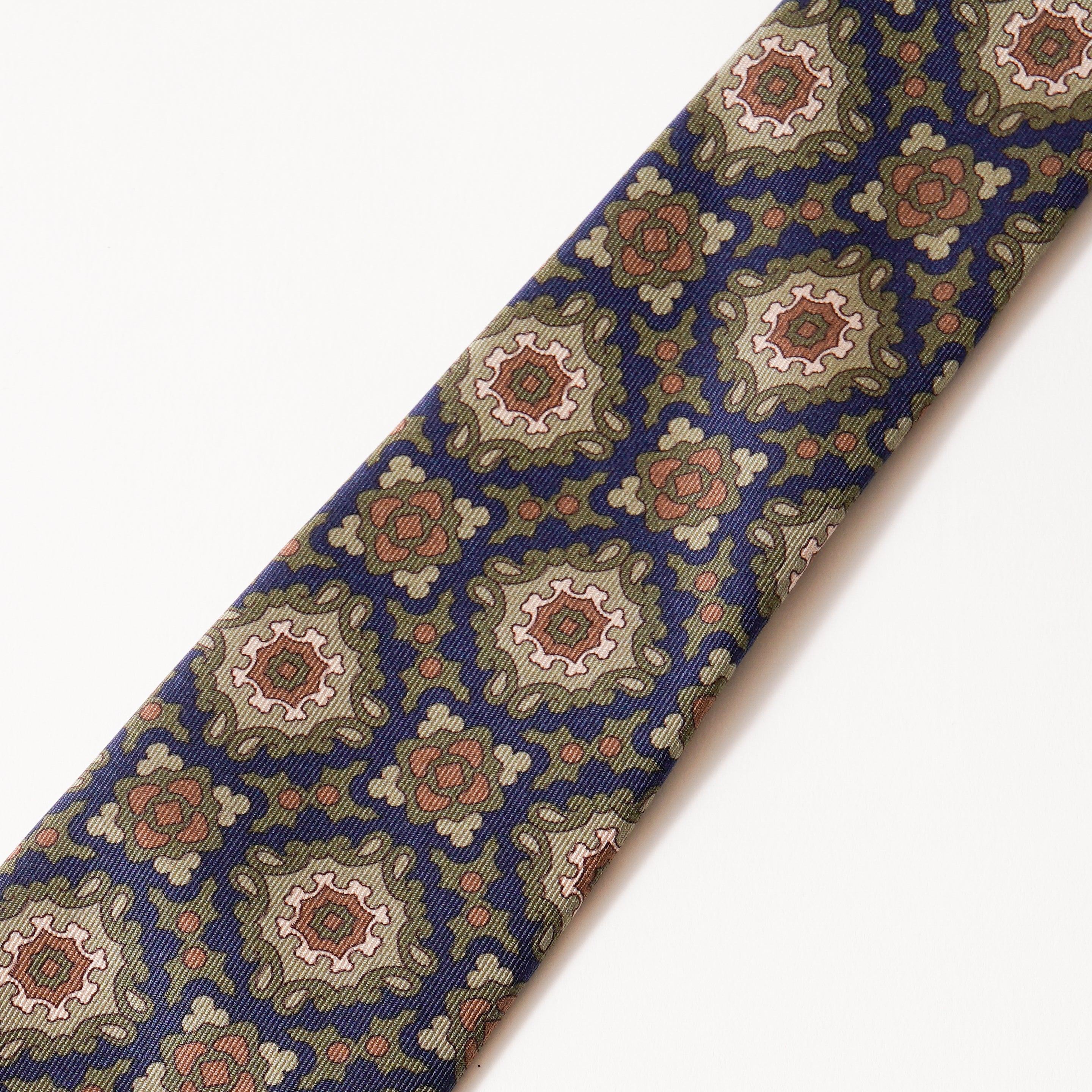 ITALY SILK PRINT PATTERN TIE D