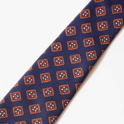 ITALY SILK PRINT KOMON TIE W