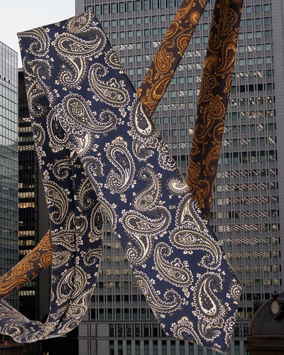 KYOTO SILK PAISLEY TIE F