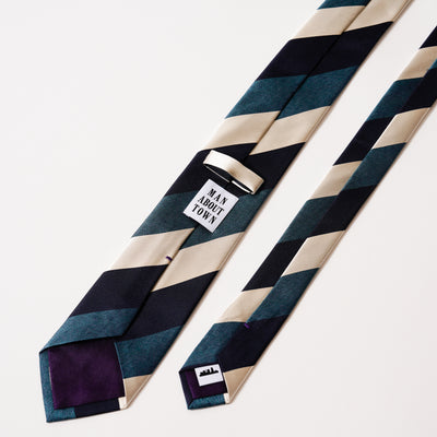 KYOTO SILK STRIPE TIE P