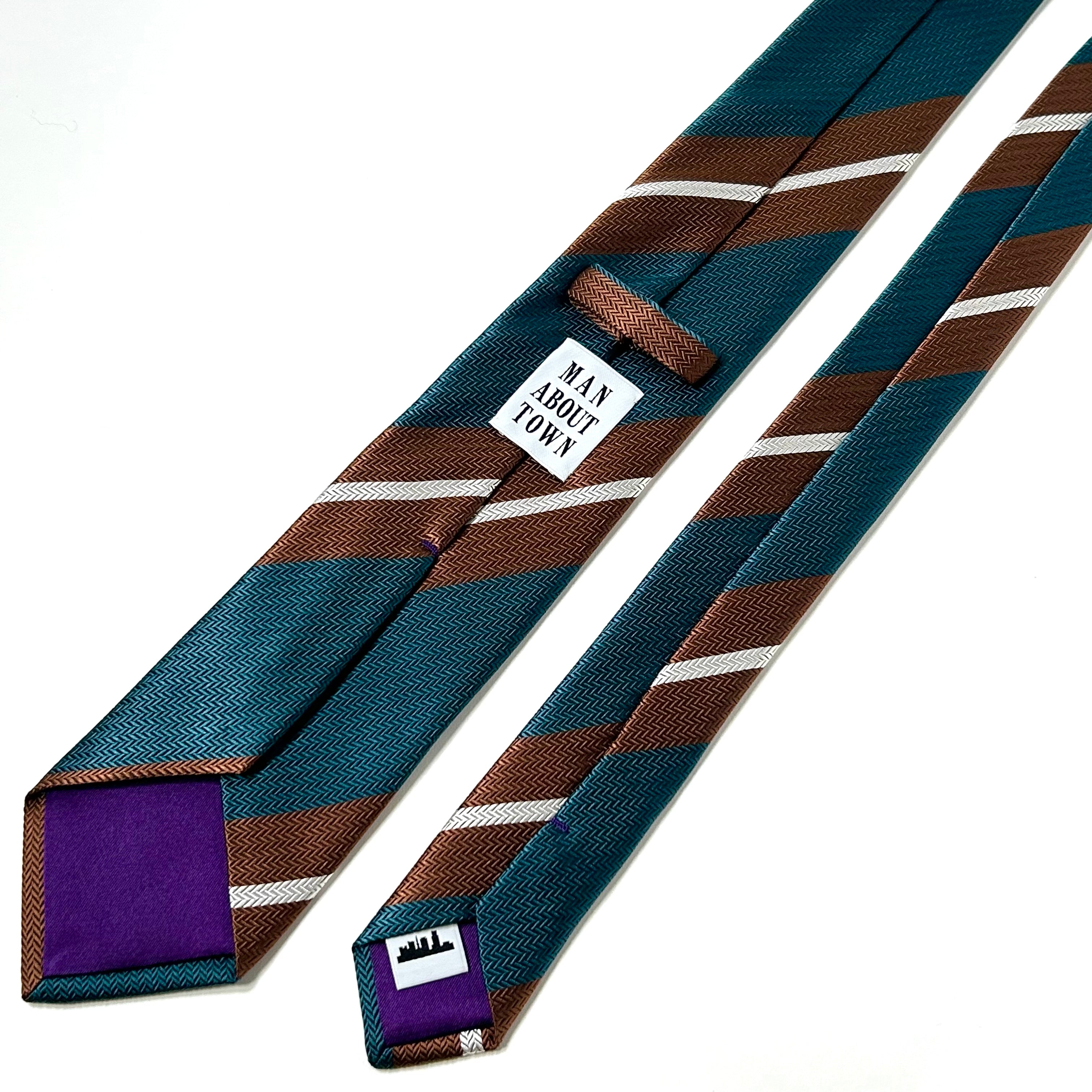 KYOTO SILK STRIPE TIE Y