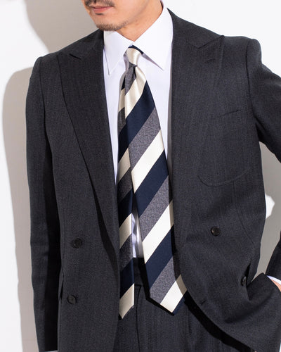 KYOTO SILK STRIPE TIE P