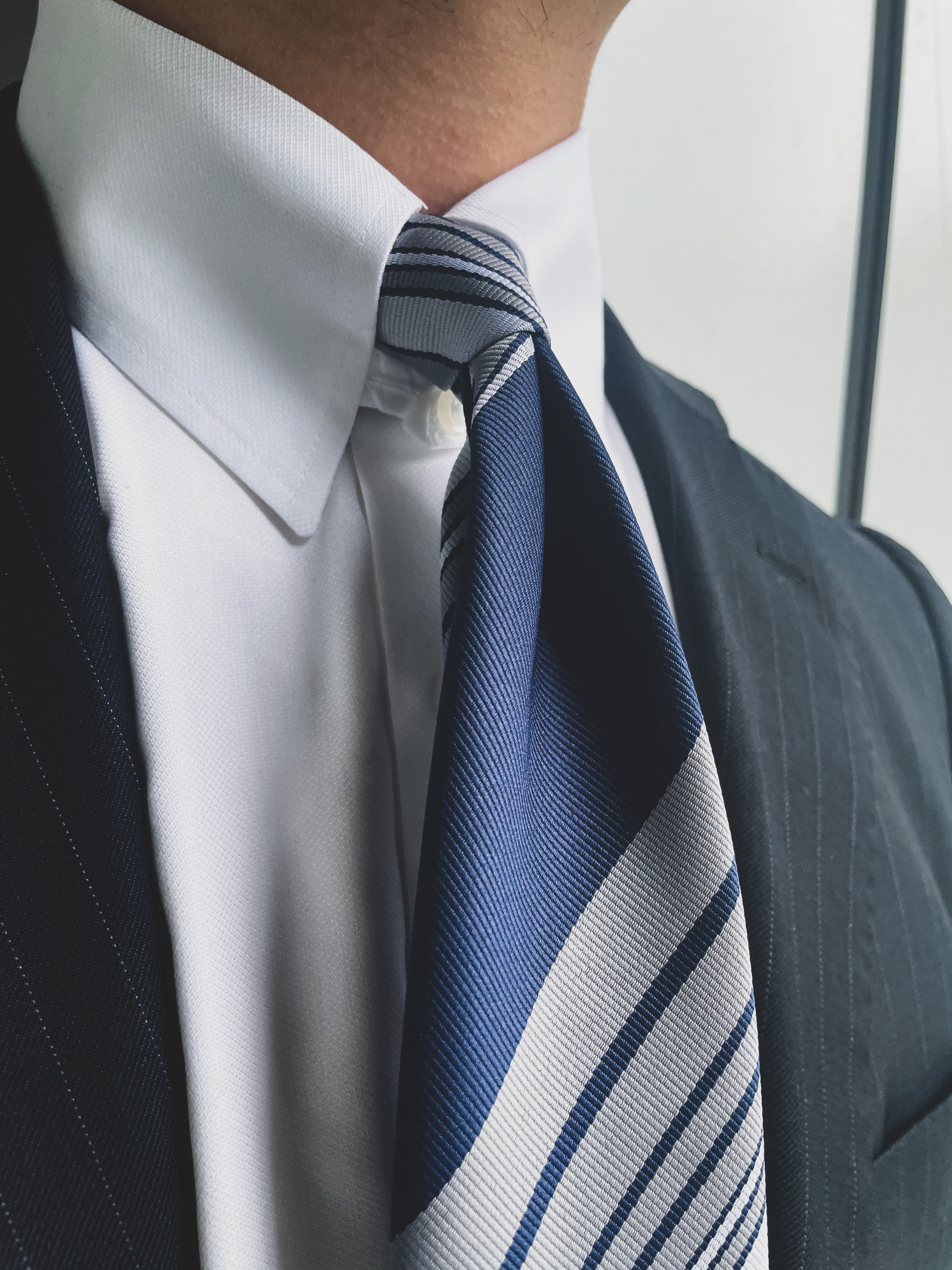 KYOTO WASHABLE STRIPE TIE I