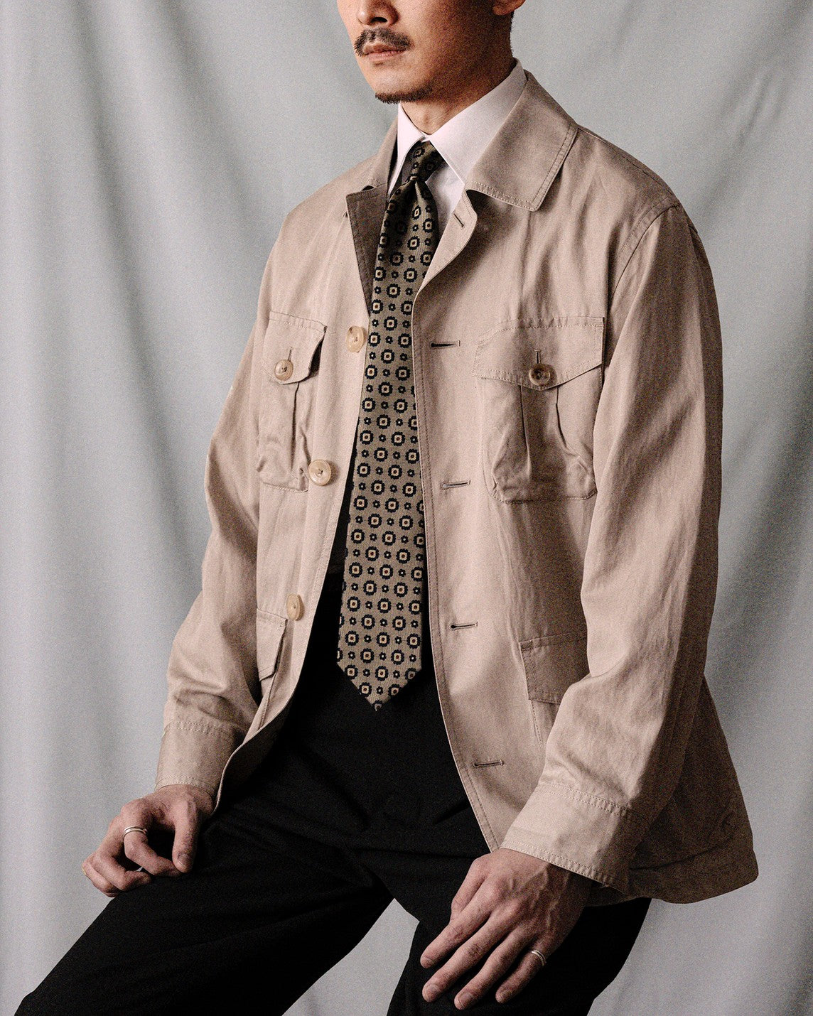 KYOTO SILK KOMON TIE S