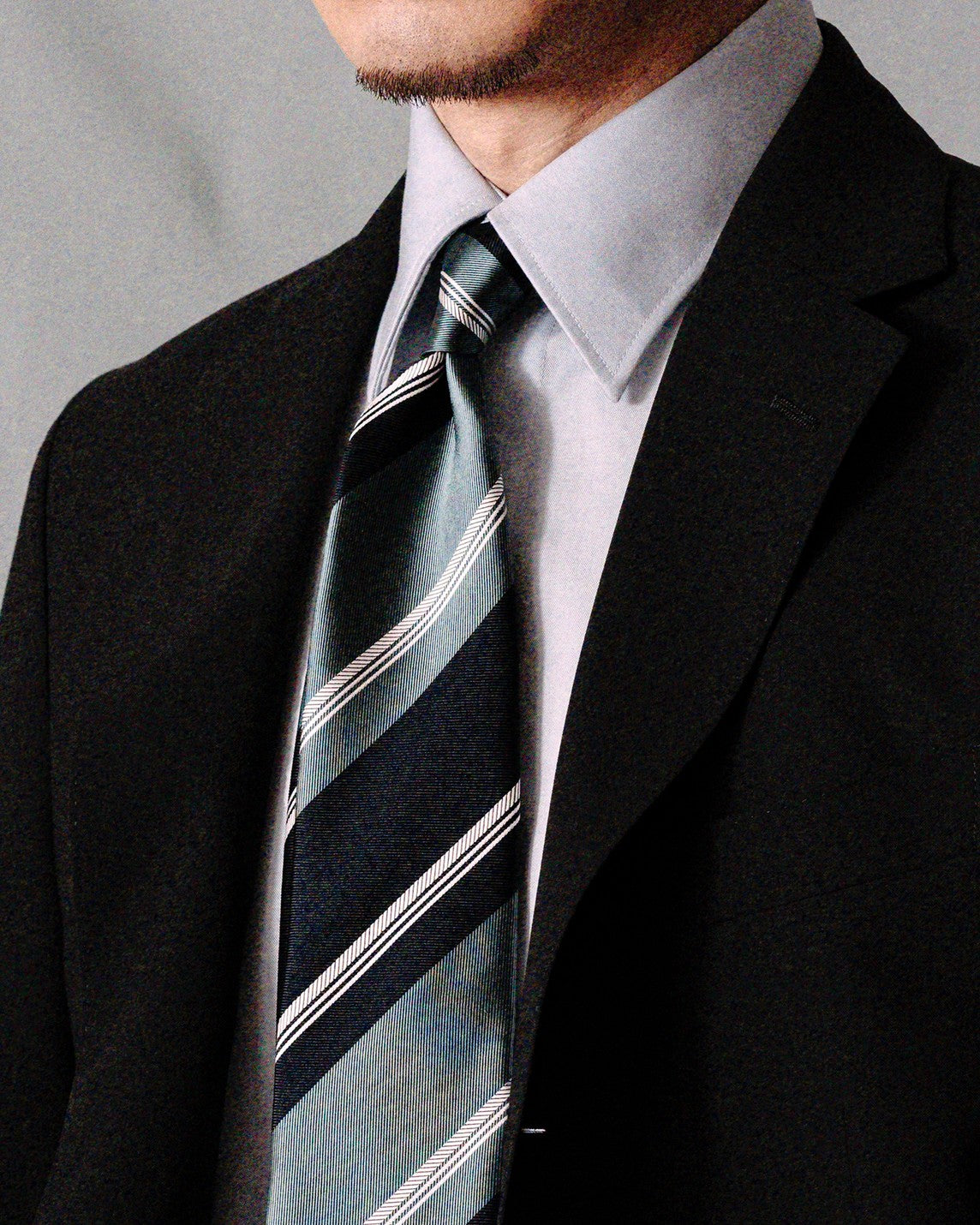 KYOTO SILK STRIPE TIE V